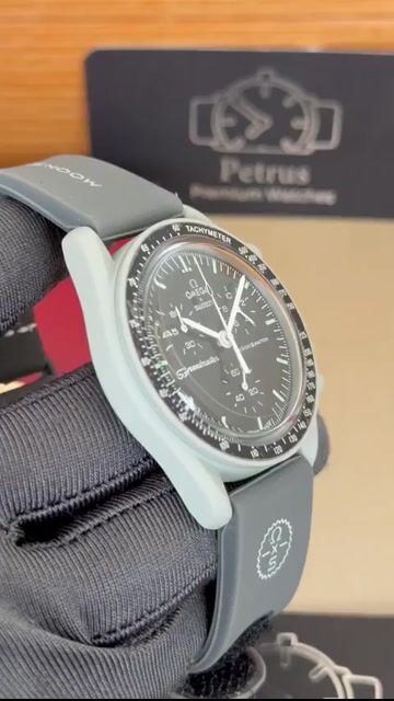 Video de Omega Speedmaster 40mm - RESINA/MOSTRADOR PRETO - NYLON