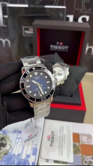 Video de Tissot Seastar 43mm - AÇO/MOSTRADOR AZUL