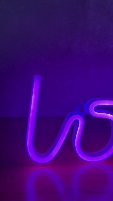 Video de Cartel Neon Led Love