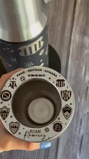 Video de MATE IMPERIAL INTERIOR DE ACERO INOXIDABLE - VIROLA GRABADA 100% PERSONALIZADA