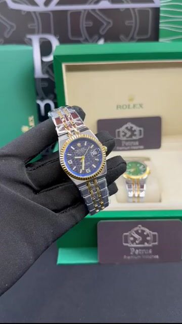 Video de Land Dweller 33mm - AÇO COM DOURADO/MOSTRADOR AZUL
