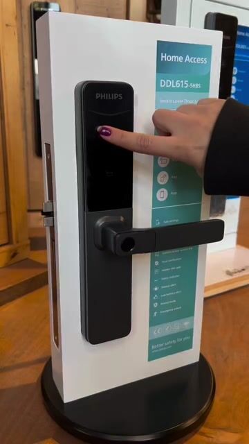 Video de Cerradura Electronica Philips DDL615-5HBS