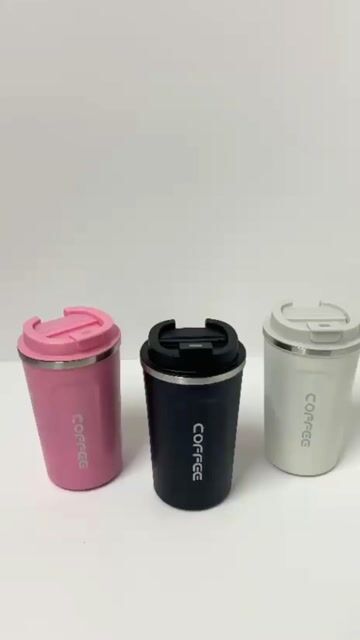 Video de Vaso Mug Termico Cafe Hermético Acero 380 ml Frio Calor