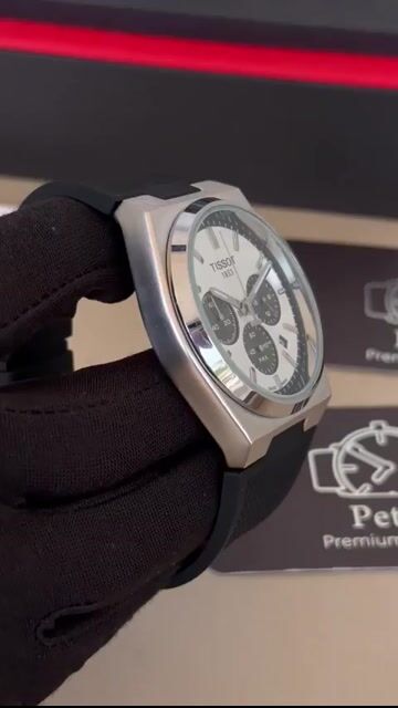 Video de Tissot PRX Chronograph 40mm - AÇO/MOSTRADOR BRANCO - SILICONE