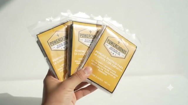 Video de PONCHO PARA LLUVIA TRANSPARENTE CRONOS