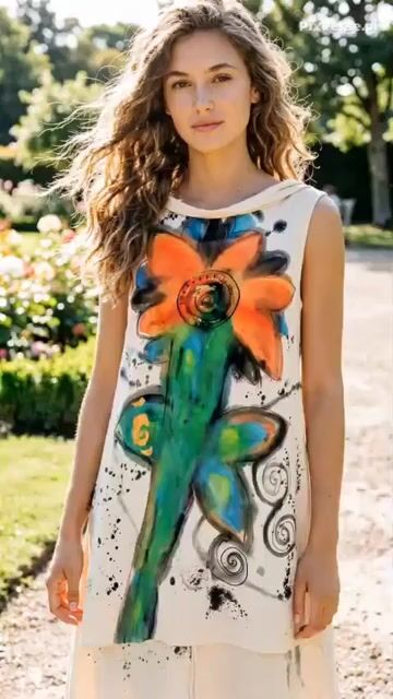 Video de Vestido Orange Art