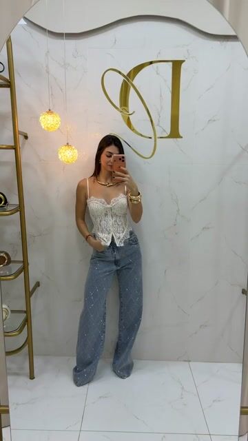 Video de Wide Leg Caroline Strass
