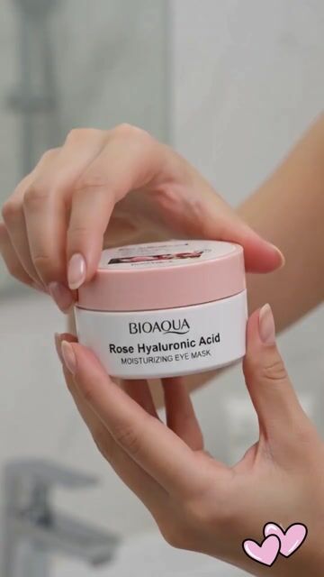 Video de Parches Hidrogel Bioaqua Ácido Hialurónico Rosa – Contorno de Ojos y Rostro