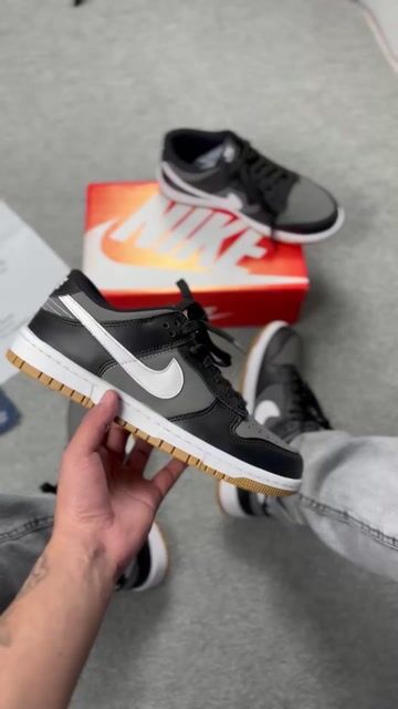 Vídeo de Tenis NK Dunk Low Preto/Grafite