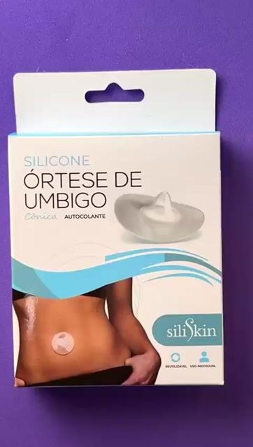Vídeo de Órtese De Umbigo Silicone Cônica Autocolante Siliskin