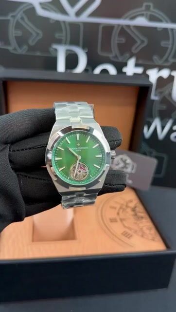 Video de Vacheron Constantin Tourbillon 40mm - AÇO/MOSTRADOR VERDE