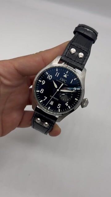 Video de IWC Pilot 42mm - AÇO/MOSTRADOR PRETO - COURO