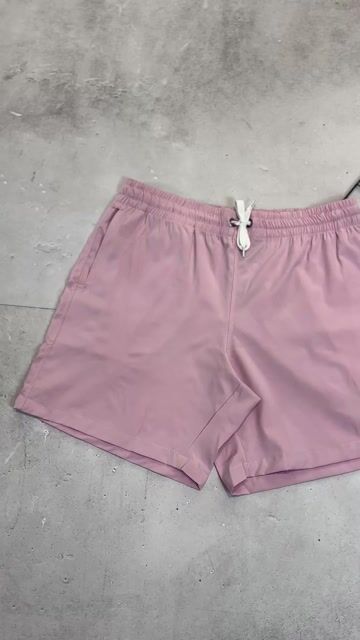 Video de Short Praia Tectel Canguru Clothing - Rosa Bebê