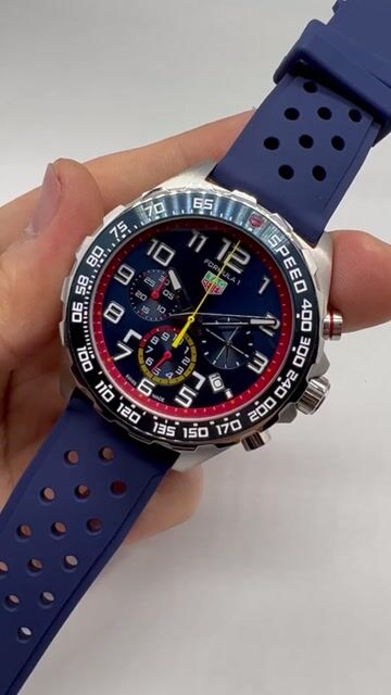 Video de TAG Heuer Fórmula 1 Red Bull 44mm - AÇO/MOSTRADOR AZUL - SILICONE
