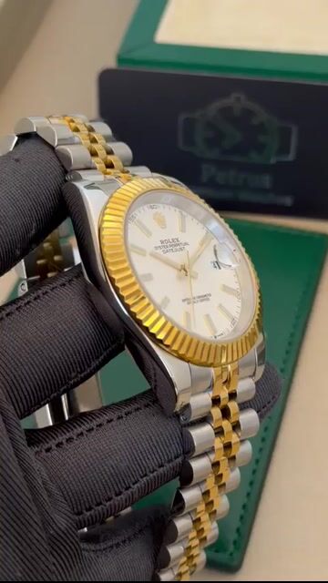 Video de Datejust 40mm - AÇO COM DOURADO/MOSTRADOR BRANCO