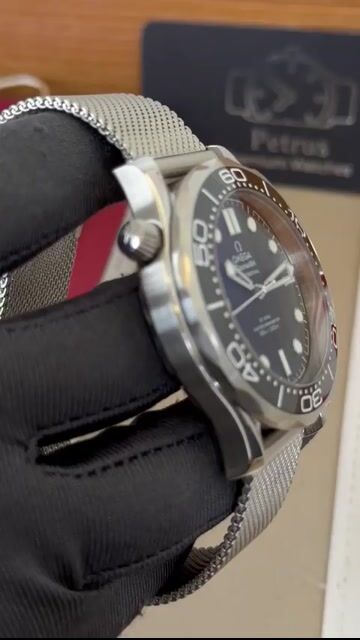 Video de Omega Seamaster 42mm - AÇO/MOSTRADOR PRETO