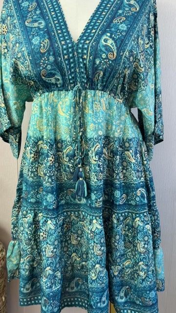 Video de Vestido mídi boho estampado Cod:010