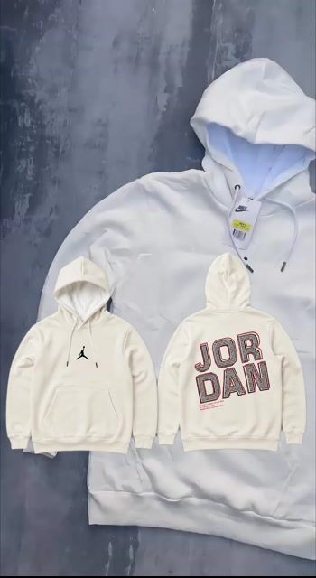 Video de BUZO CANGURO JUMPMAN JORDAN BLANCO