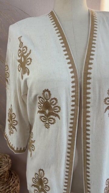 Video de Kimono Bordado Oversize Cod:0426
