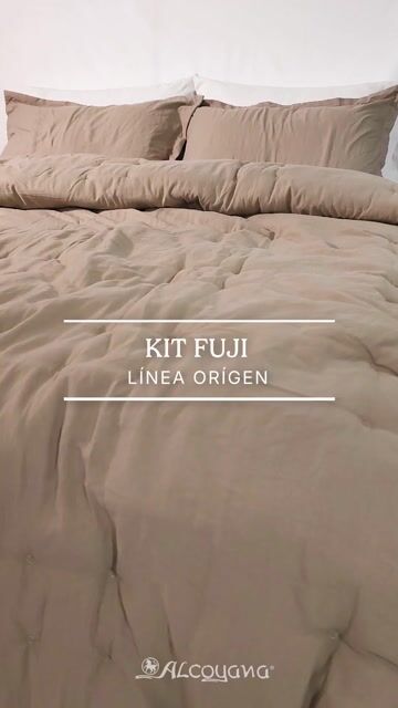 Video de Kit Acolchado Alcoyana FUJI + Fundas
