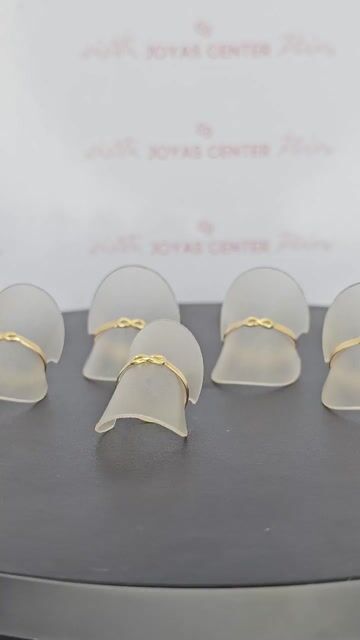 Video de Anillo Oro 18k Infinito Enamorados Novia 0.7 Gramos C2185 Dorado 12