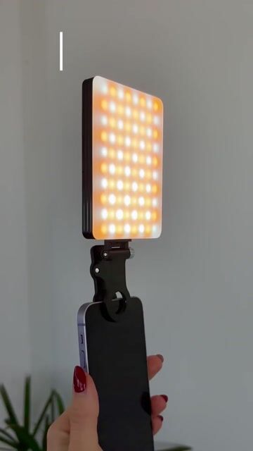 Video de Luz Para Selfies Con Control Por Aplicación Neewer Vl67c Blanco