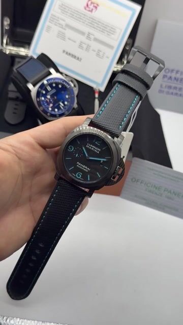 Video de Panerai Luminor Marina 47mm - AÇO PRETO/MOSTRADOR PRETO - NYLON