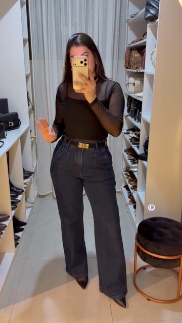 Vídeo de CALÇA JEANS WIDE LEG REGULAR