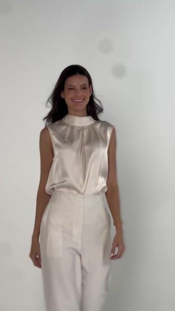Vídeo de BLUSA CETIM PRISCILA