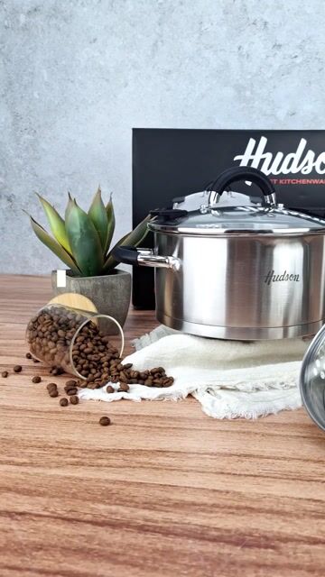 Video de Set De 3 Ollas Cacerolas Acero Inoxidable Apto Induccion Hudson