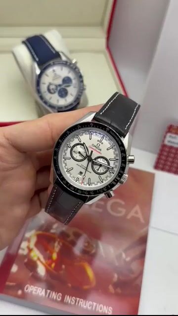 Video de Speedmaster - 42mm - AÇO/MOSTRADOR BRANCO