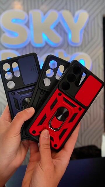 Video de Funda Estilo Armor Antigolpe Para Samsung S25 Ultra