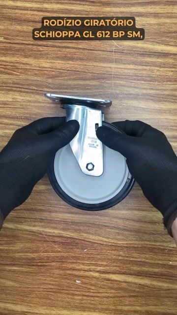 Vídeo de Rodízio Giratório 6 Polegadas GL 612 BP SM 85KG - SCHIOPPA