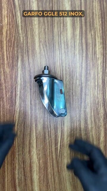 Vídeo de Garfo de Aço GGLE 512 Inox para Rodízio 5 Polegadas - SCHIOPPA