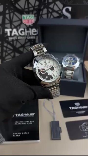 Video de TAG Heuer Mercedes-Benz 48mm - AÇO/MOSTRADOR BRANCO