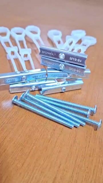 Vídeo de Bucha Gesso Drywall Sforbolt C/ Parafuso 3/16 - 05pcs