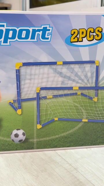 Video de Dos Arcos + Pelota De Futbol + Inflador