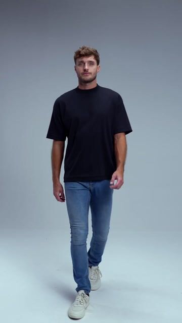 Vídeo de Camiseta Oversized Básica Cristã Algodão Suedine