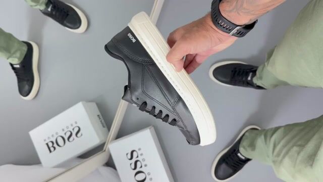 Vídeo de Sapatênis Moda Hugo Boss Disponível 38 ao 43 - Preto