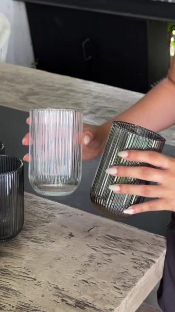 Video de Set X6 Vasos de vidrio espejados