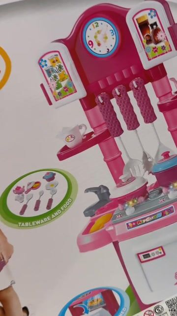 Video de Set de cocina y carrito de juguete 2 en 1