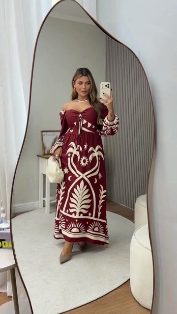 Vídeo de VESTIDO PLUS SIZE MANGA LONGA MARROM E OFF WHITE: O CHARME DOS TONS TERROSOS