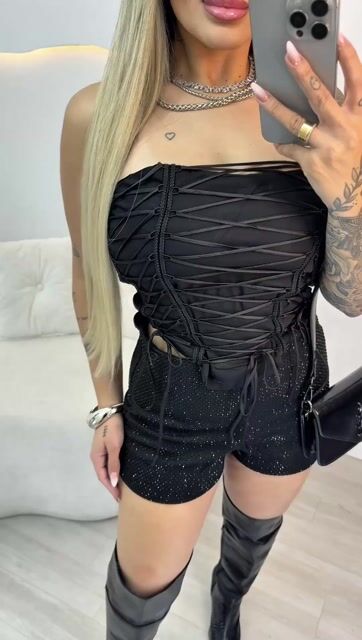 Vídeo de Shorts de Strass