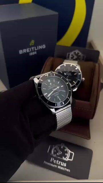 Video de Breitling Superocean 42mm - AÇO/MOSTRADOR PRETO