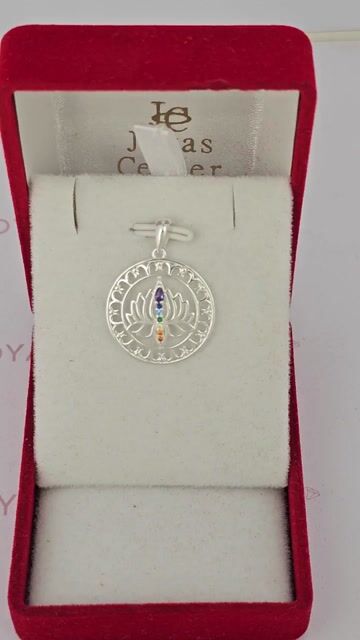 Video de Dije Mándala Plata 925 Con Piedras Cubic C2056