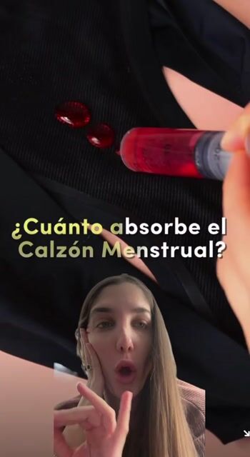 Video de VEDETINA MENSTRUAL LYCRA EMMA (60156)