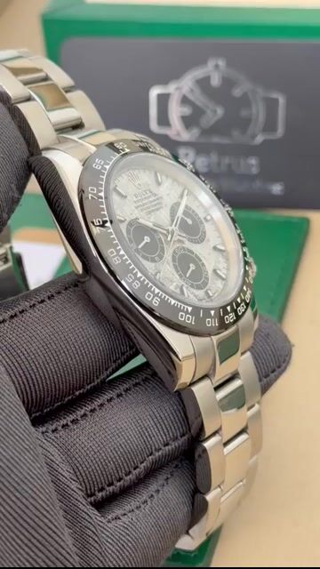 Video de Daytona 40mm - AÇO/MOSTRADOR BRANCO (PANDA)