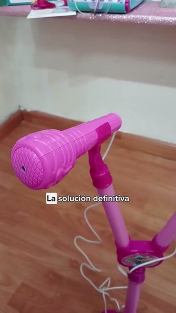 Video de Mocrofono Doble Con Base - Luz Y Sonido
