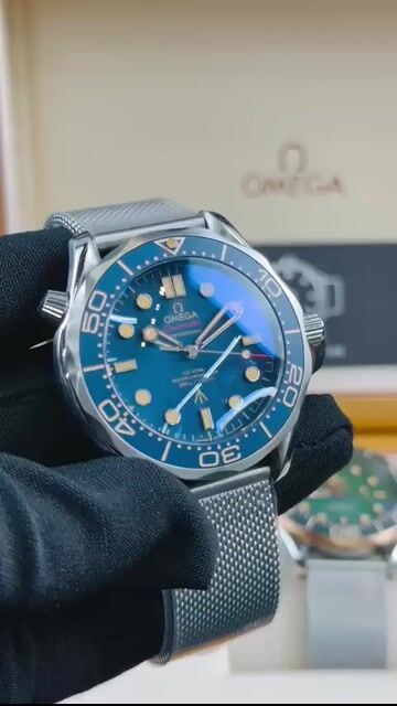 Video de Omega Seamaster 42mm - AÇO/MOSTRADOR AZUL