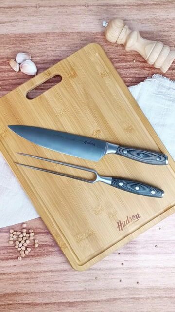Video de Set Asado 2 Pzs Hudson Cuchillo Tenedor Acero Inoxidable
